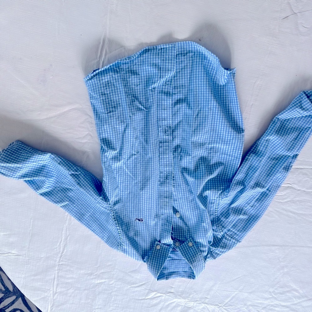 Vineyard Vines Classic Blue Button Down Shirt